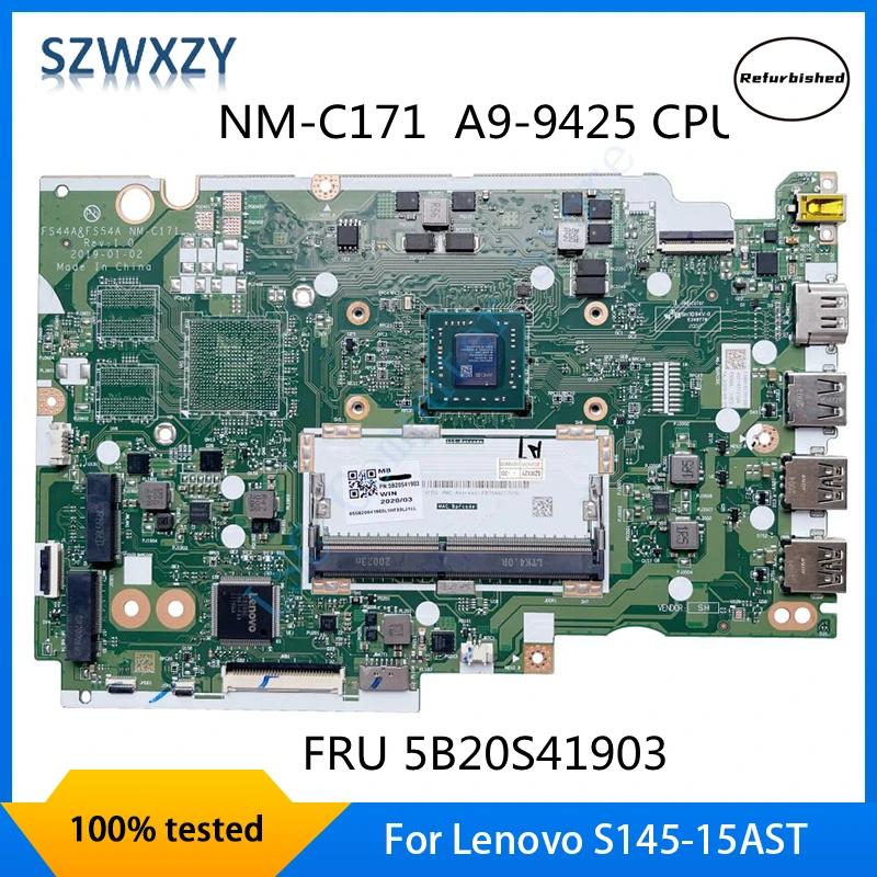 Lenovo IdeaPad S145-15AST Ʈ  NM-C171, A9-9425 CPU UMA FRU 5B20S41903, DDR4 100% ׽Ʈ Ϸ